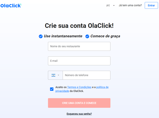 Como acessar o meu cardápio no painel  