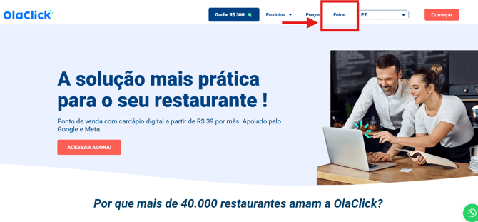  painel OlaClick?