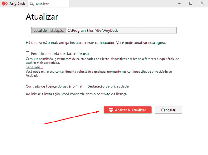 Como compartilhar seu acesso via AnyDesk 