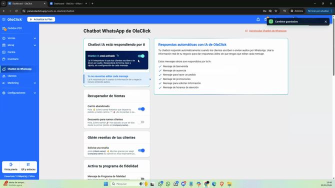 conectar un chatbot con inteligencia artificial
