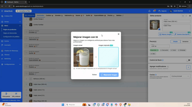 Mejora las fotos  de tus productos