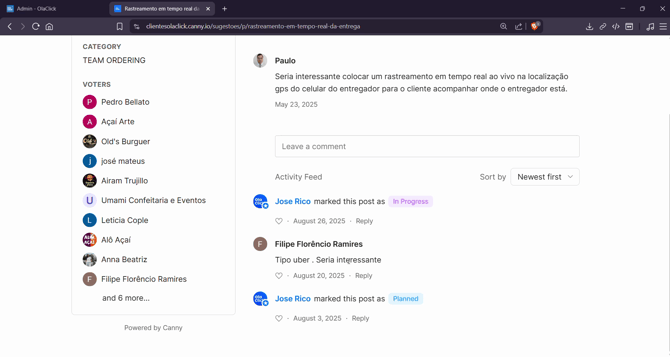  Sugestões para OlaClick agora