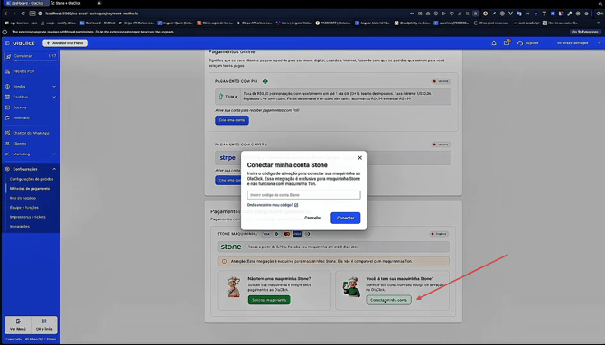 Gerencie e conecte sua maquininha  no sistema OlaClick