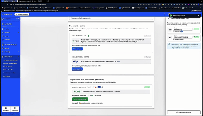 Gerencie e conecte sua maquininha  no  OlaClick
