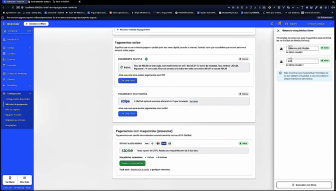 Gerencie e conecte sua maquininha Stone no  OlaClick